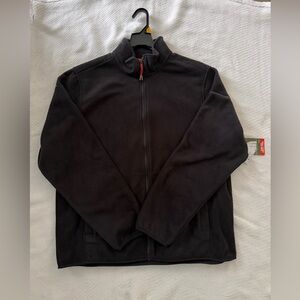 NWT Ozark Trail Black Full-Zip Lightweight Fleece Jacket
